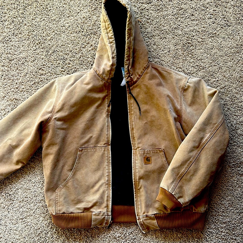Tan Carhartt Jacket, Large